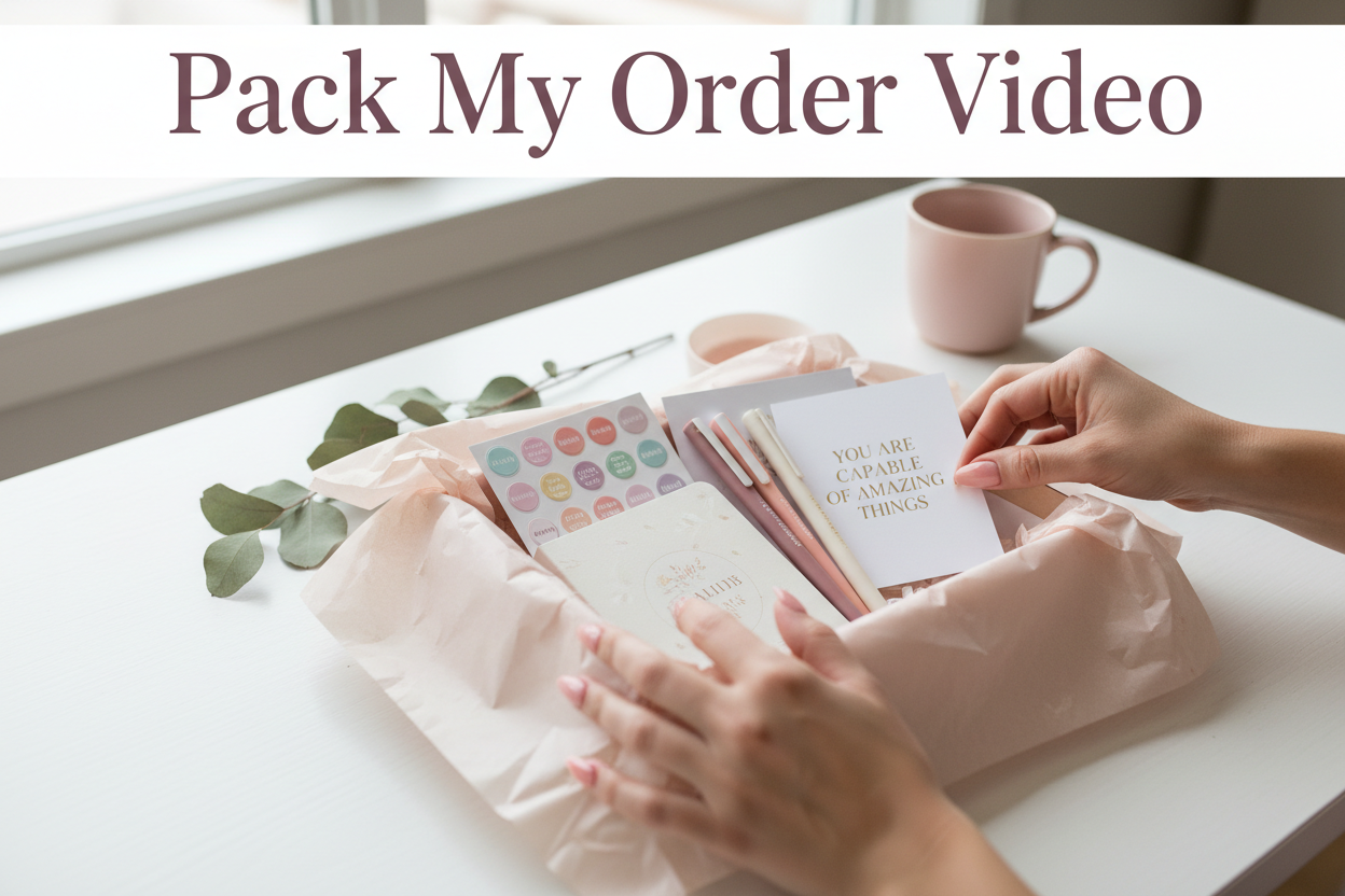 Pack My Order Video